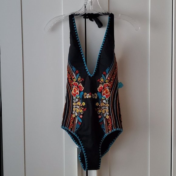 Johnny Was Reeve Plunge one piece suit. - Picture 3 of 5